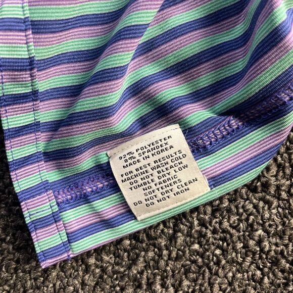 Oliver Ridley Polo Shirt Mens Size‎ 2XL Multicolor Stripe Comfort Short Sleeve - Picture 12 of 12